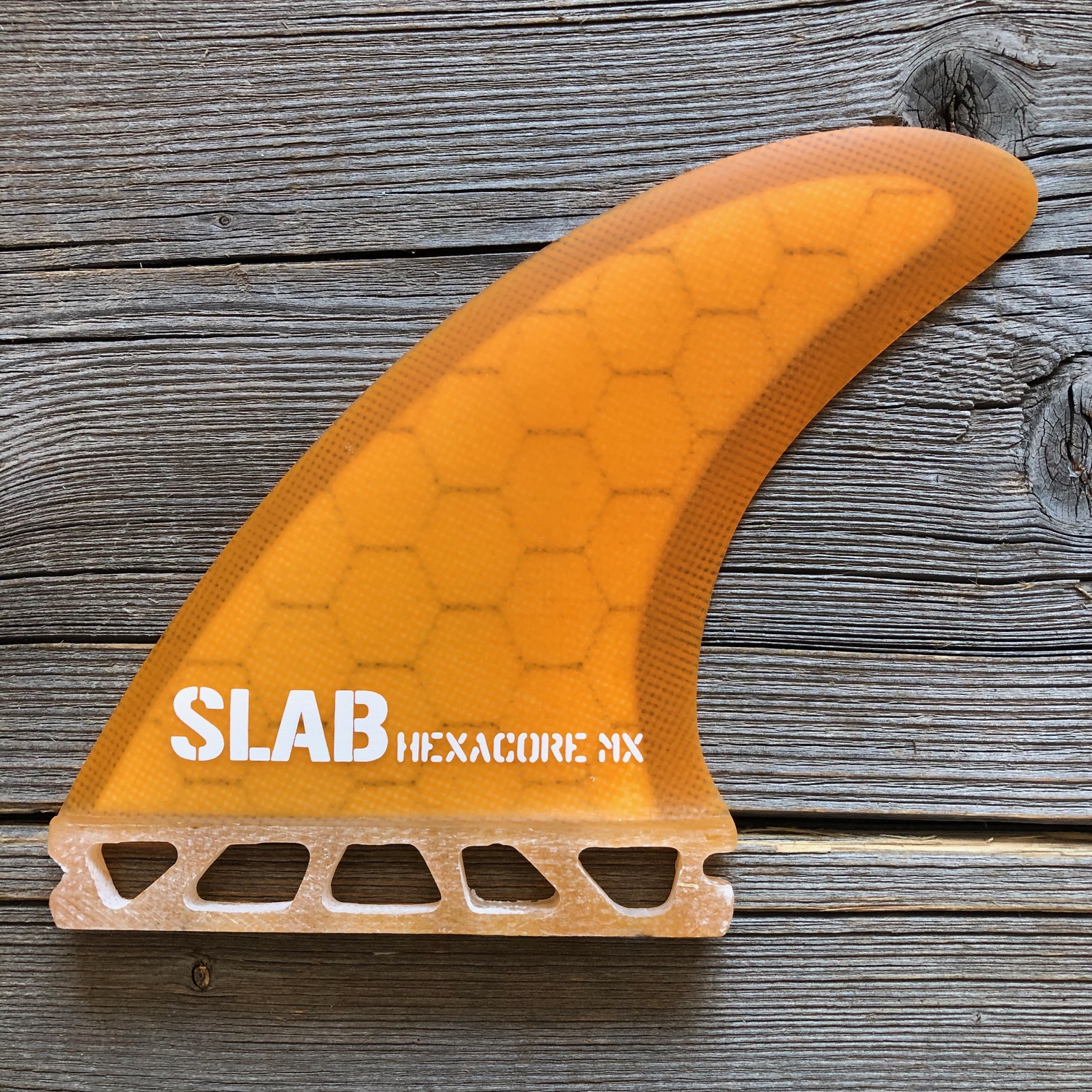 Slab-Surf Fins Thruster hexacore Half Yellow Futures Talla M